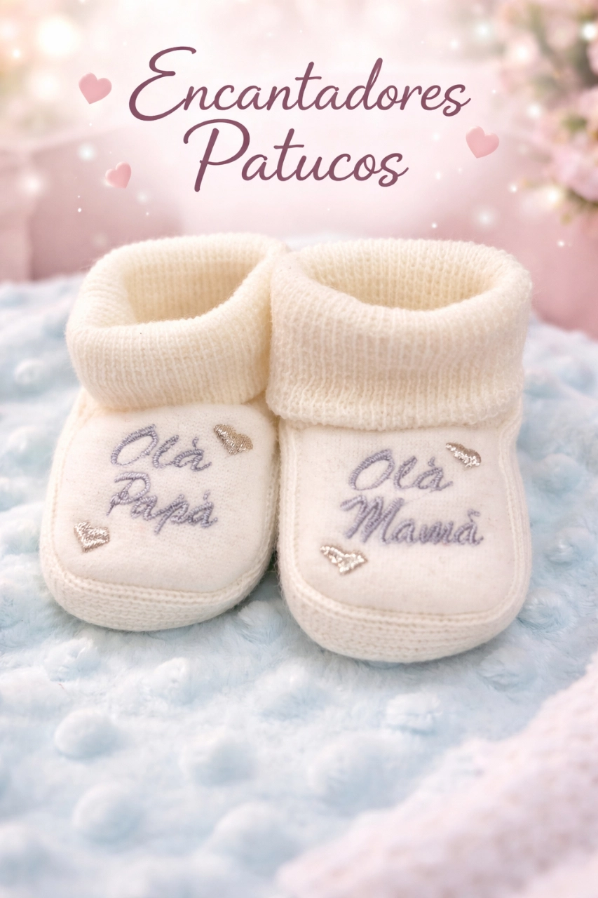 Patucos hola mama hola papa