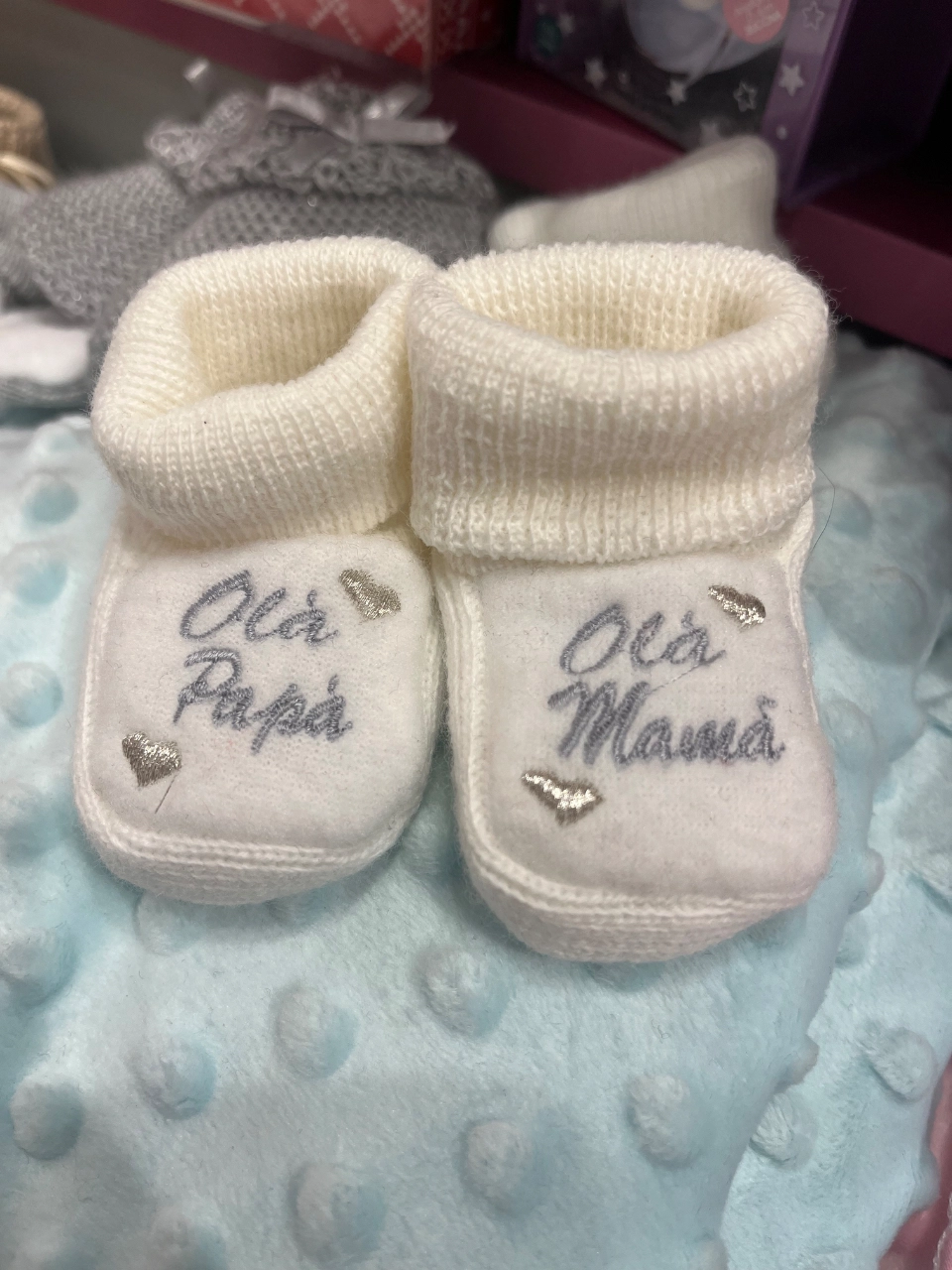 Patucos hola mama hola papa