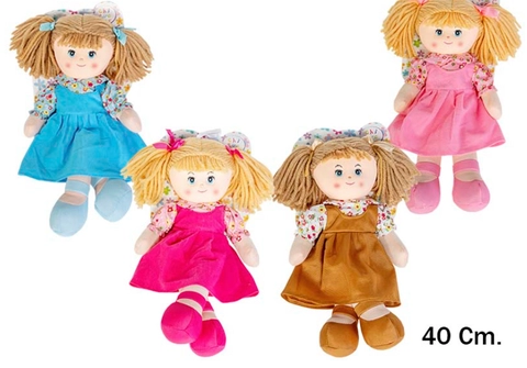 Muñeca trapo 40 centimetros